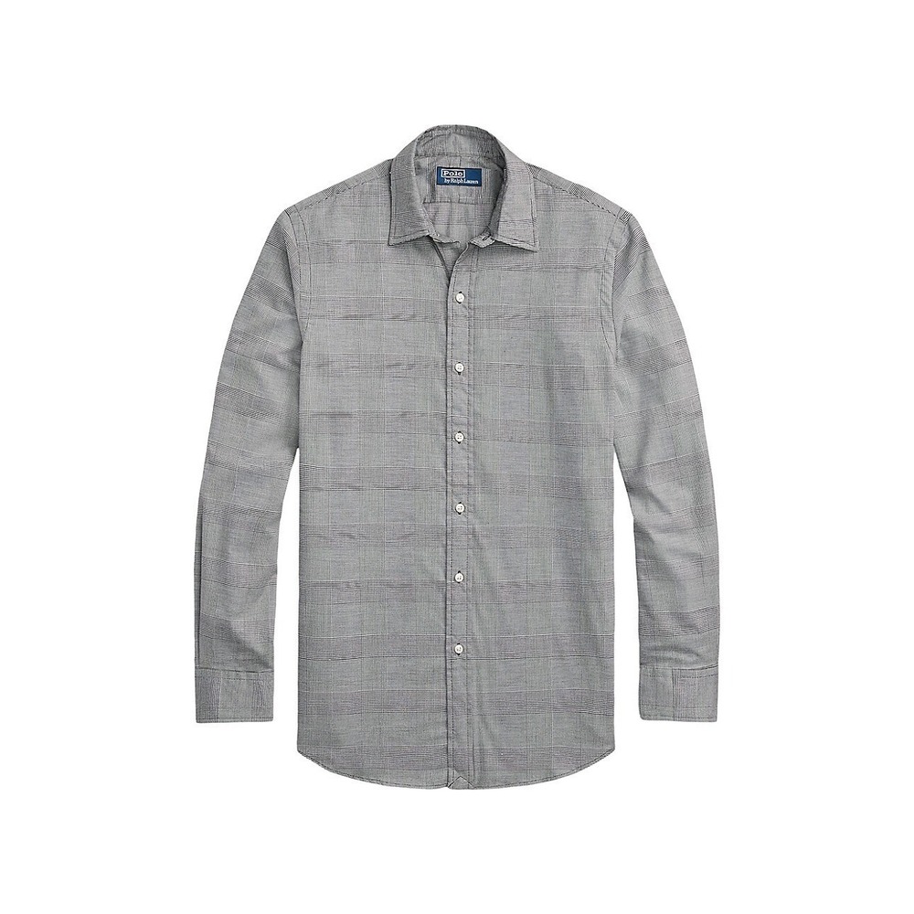 Polo Ralph Lauren Mens Houndstooth Check Button-Down Shirt - Size XXL